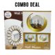 Combo Deal Set of 3 Pcs Wall Mirror Decoration Mirror Set and Round Shape Wall Mirror with Stunning Border